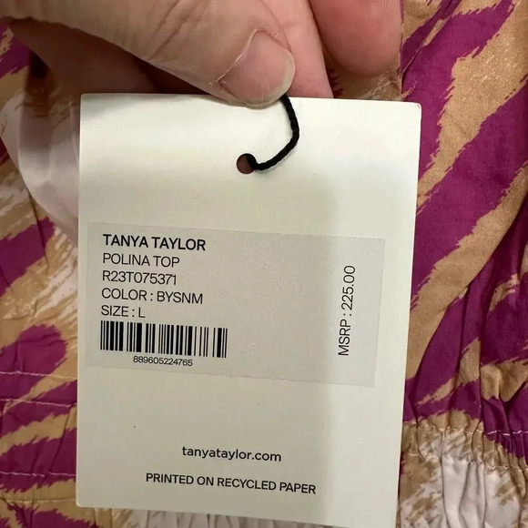 Tanya Taylor NWT’s Polina Top. Size large - Picture 5 of 8
